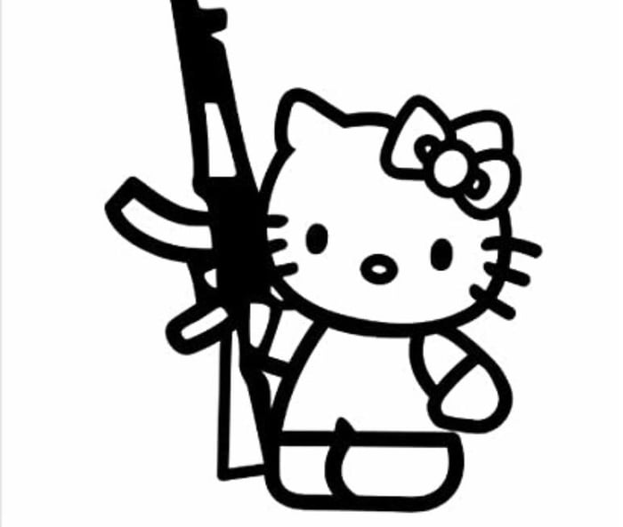 Hello kitty эскиз