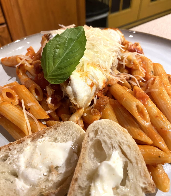 Chicken Parm over penne - 9GAG