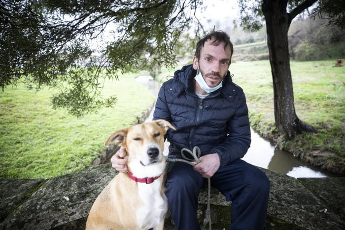 Luís Pereira, 35, is a homeless man in Santa Maria da Feira, Portugal ...