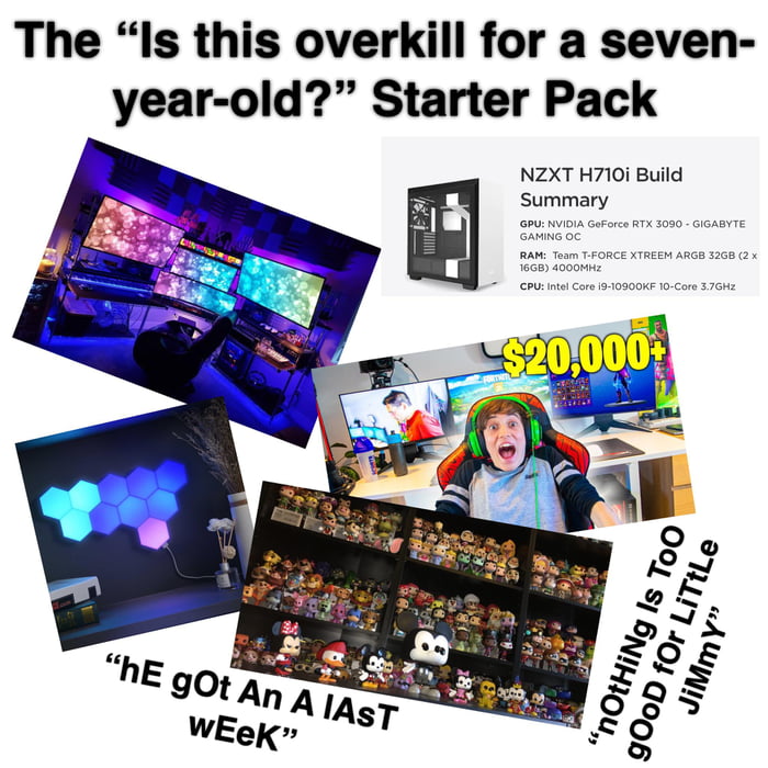 Is This Overkill Starter Pack 9gag