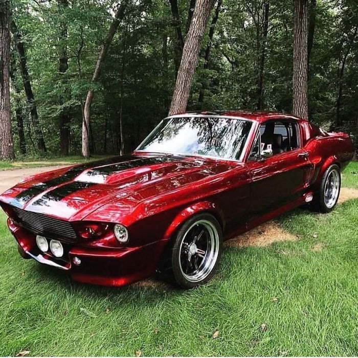 Candy Apple Ford Mustang - 9GAG
