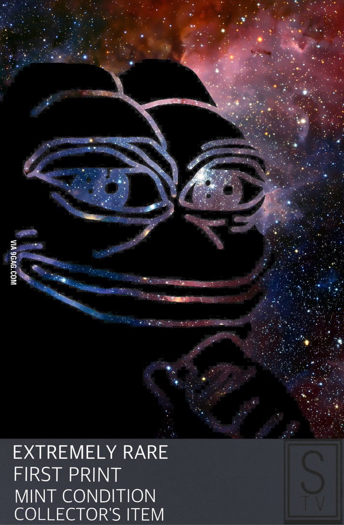 Black Hole Pepe The Rarest In My Collection 9gag
