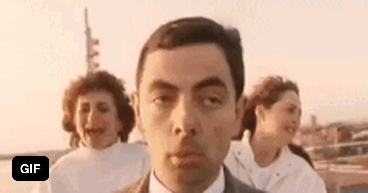 Mr. Bean on roller coaster 9GAG