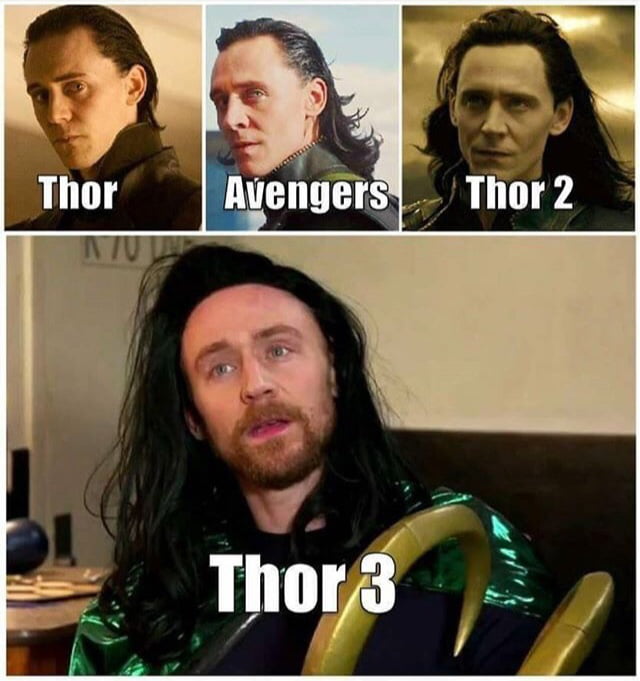 The evolution of Loki - 9GAG