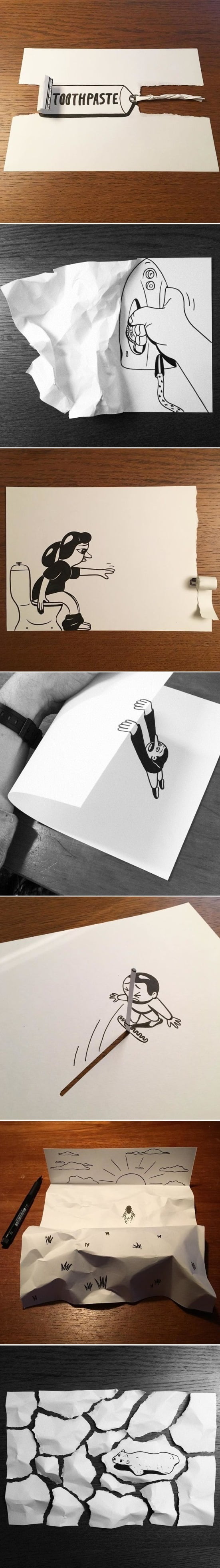 Paper Art - 9GAG