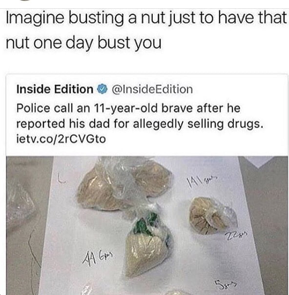 You Bust A Nut The Nut Busts You 9gag 