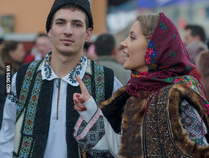 Romanian Couple From The Bukovina Region 9GAG