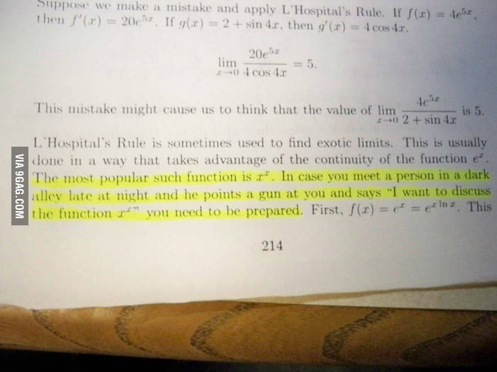 Start paying attention in calculus class people! - 9GAG