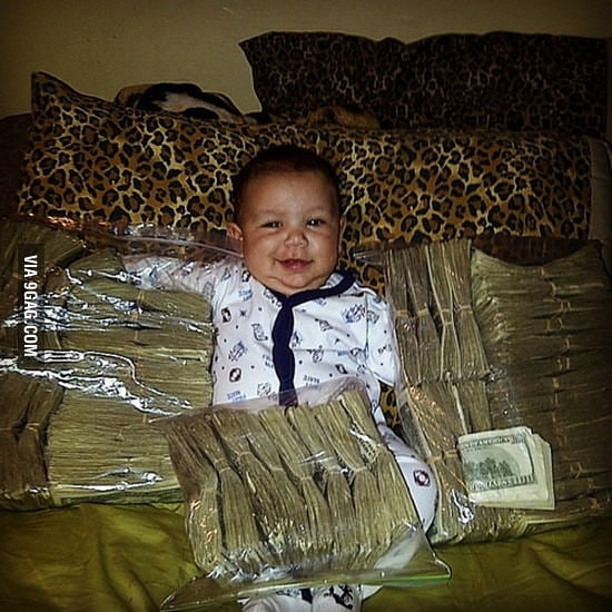 Fat stacks, yo. - 9GAG