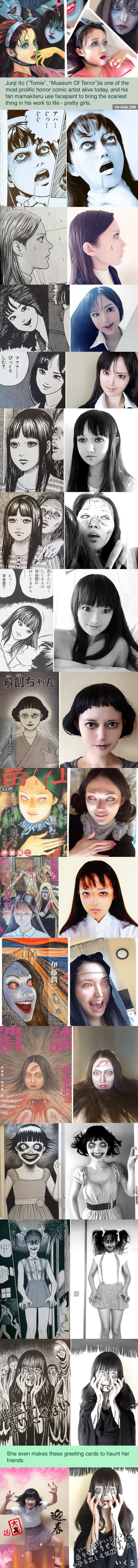 Talented girl's Junji Ito cosplay will haunt your dreams (By Mamakiteru)