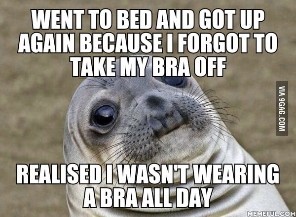 How come I didn't notice? I've got rather big boobs! - 9GAG