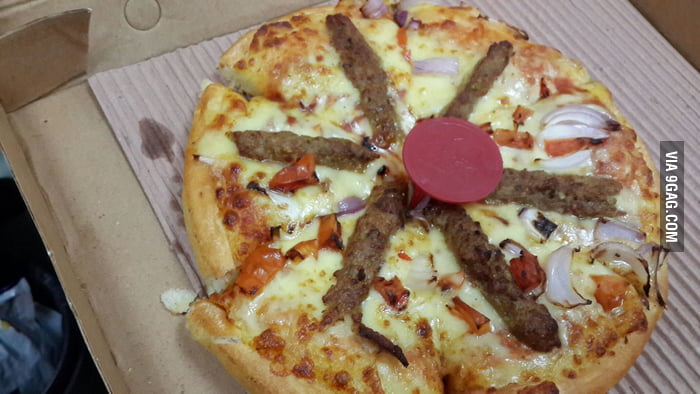 Pizza Hut In Pakistan Offers This Seekh Kabab Pizza 9gag