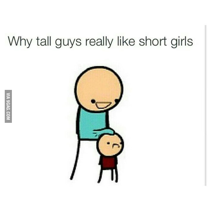 Why guys like tall girls 😉 - Funny.