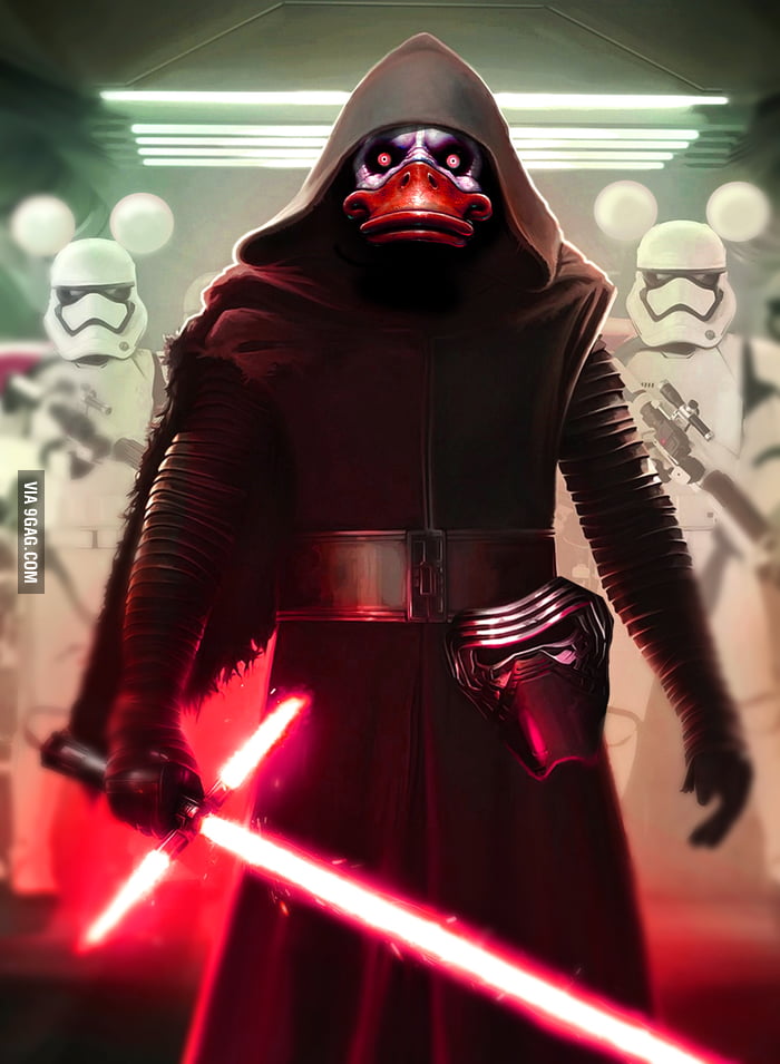 Kylo Ren ! Under the mask ! (Haters gonna hate xD) - 9GAG