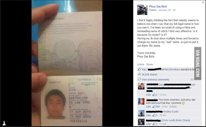 Phuc Dat Bich Is His Real Name Gag