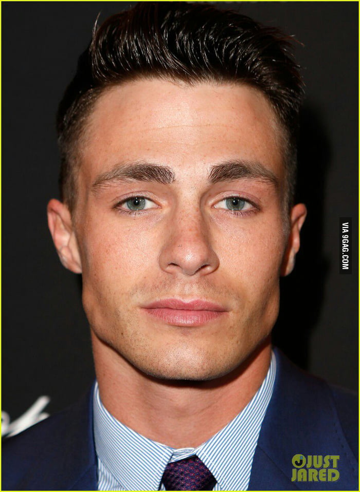 Colton Haynes' jaw though! - 9GAG