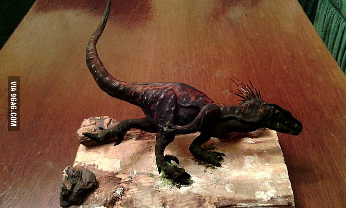 clay velociraptor