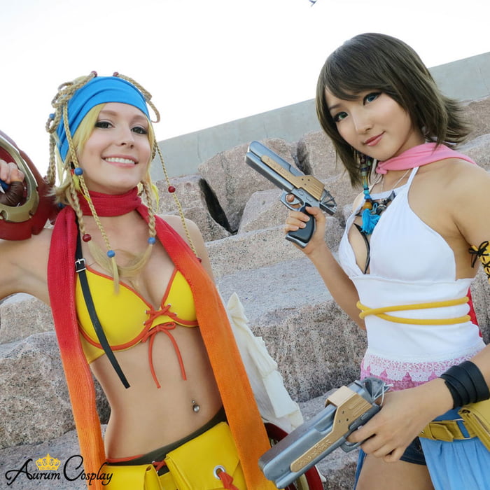 Final Fantasy X2 Cosplay Yuna and Rikku Cosplay 9GAG