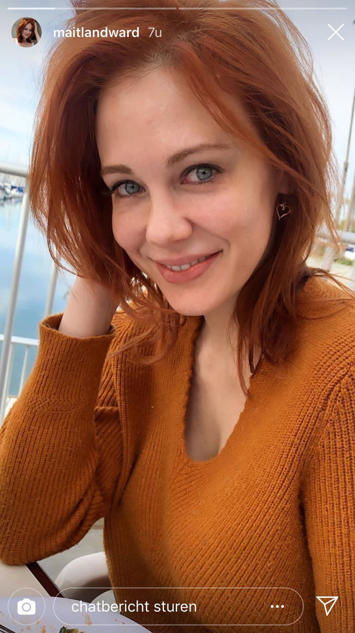 Maitland Ward Baxter. She sort of does. On Twitter as well with noods