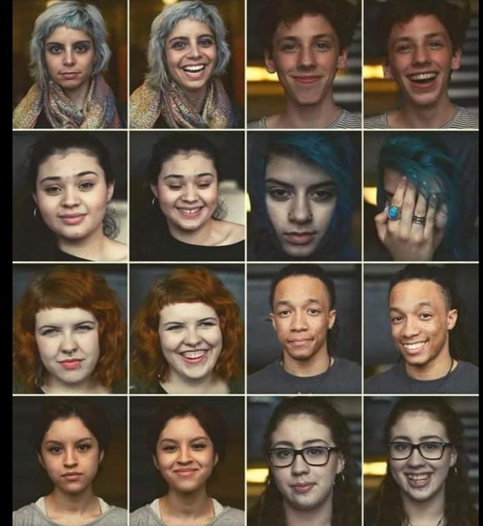 This Photographer Took Photos Of People Before And After They Were Told