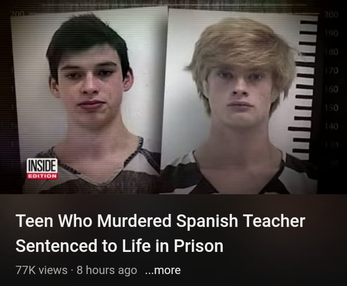 Iowa teen gets 35 years to life for fatal beating of Spanish teacher ...