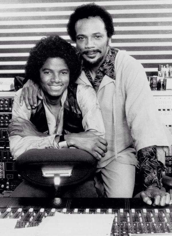 Late 70s Michael Jackson Quincy Jones 9GAG