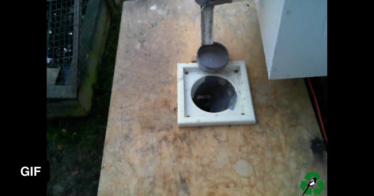 Birds can exchange litter for food in this amazing bird feeder