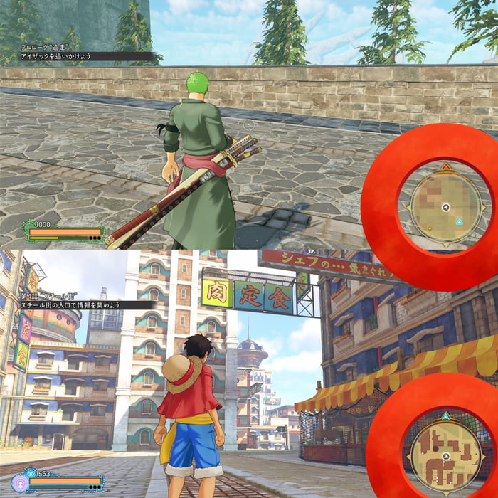 If you play as Zoro in this game, the minimap is heavily blurred. - 9GAG