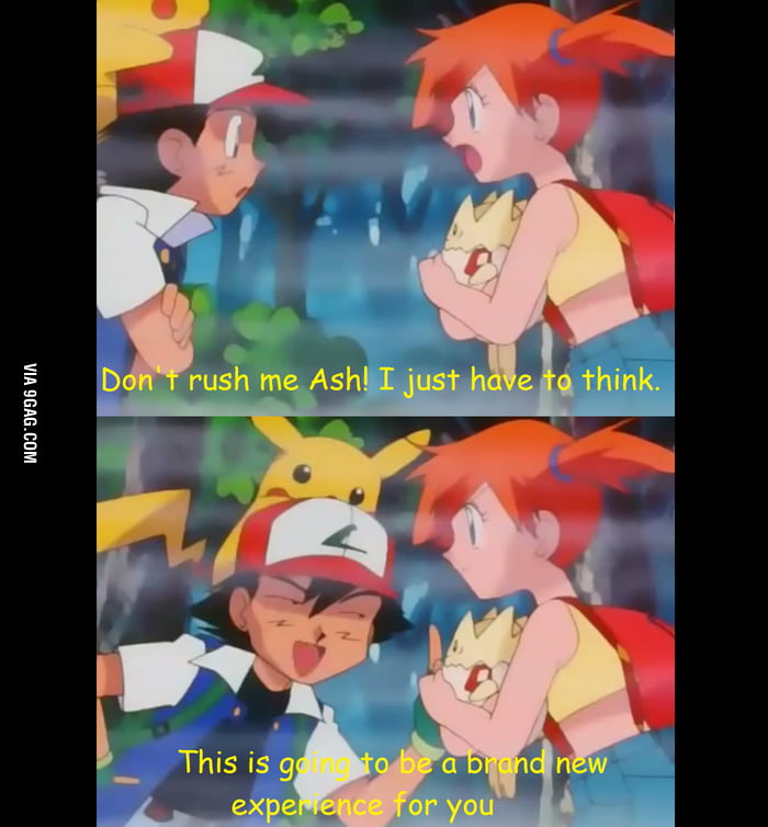 Ash was savage back then. Apply water gun to the burned area! - 9GAG