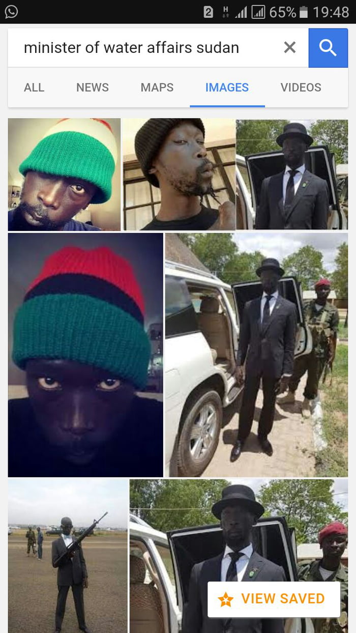 I Give You The Minister Of Water Affairs In Sudan 9gag