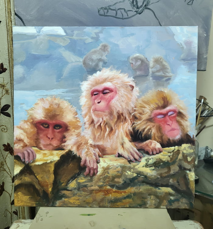 I hope you guys might like my oil painting. - 9GAG