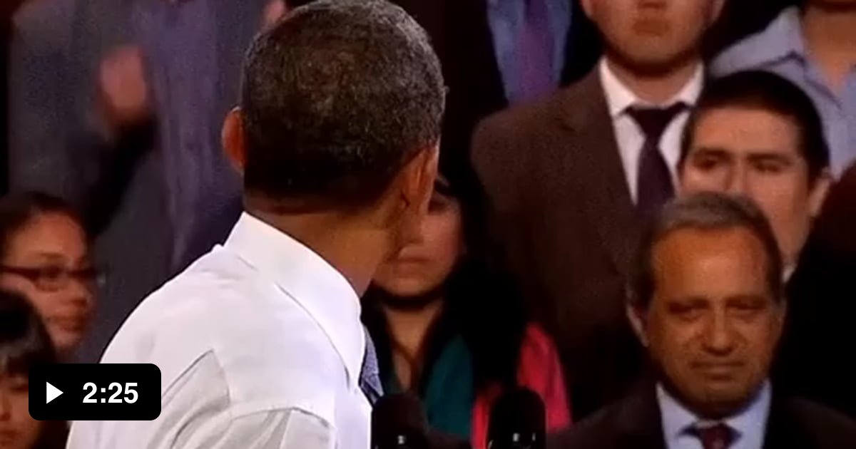 View of This is how a real president handles any situation that's thrown at him ...