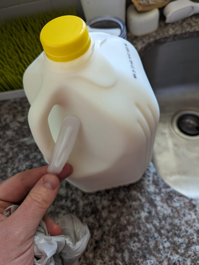 Keep your milk jug punch outs for cleaning tasks. 9GAG