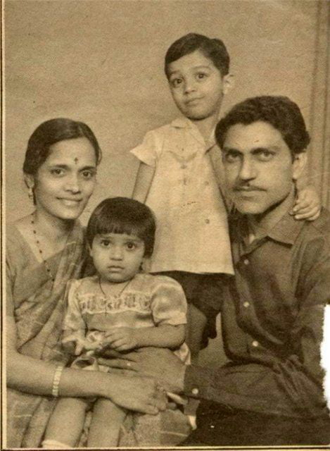 Amrish Puri (Mola Ram from Indiana Jones) with his family in the '60s ...