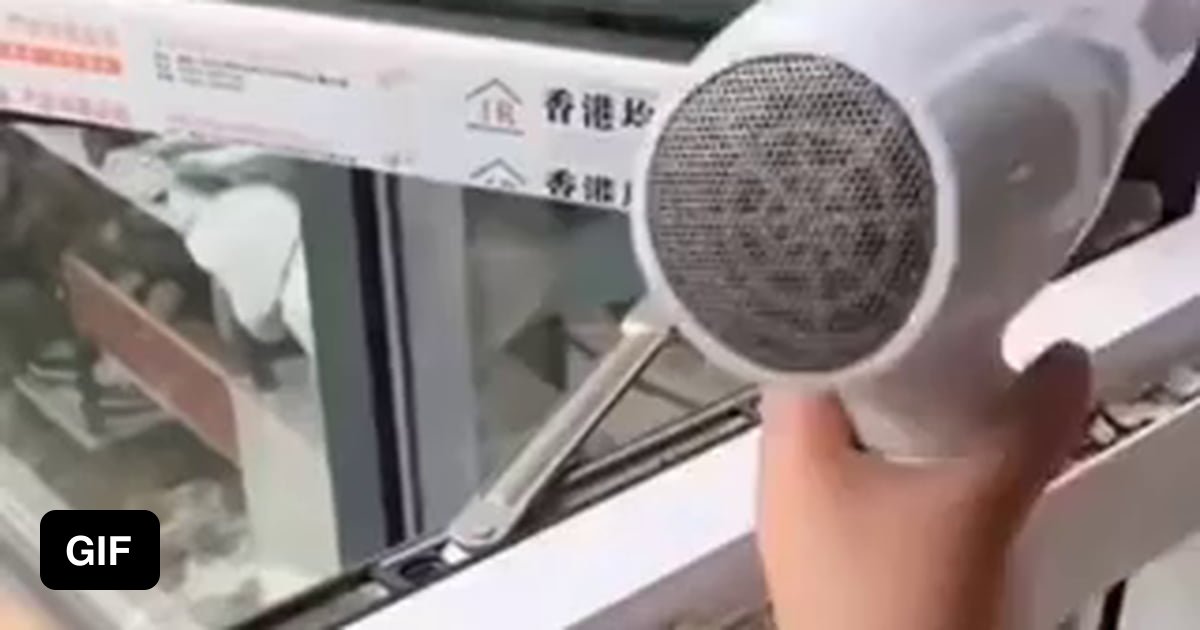 A hair dryer vacuum cleaner. 9GAG