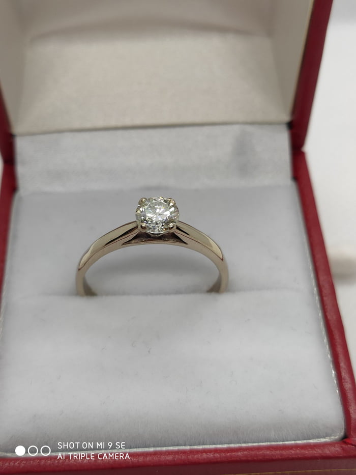 The Newest Ring I Made 18ct White Gold And 0 5ct Moissanite Since