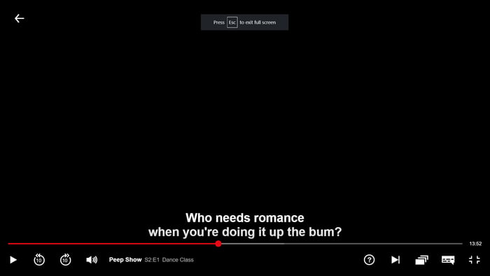 Blacked out screenshots for when you're watching Netflix - 9GAG