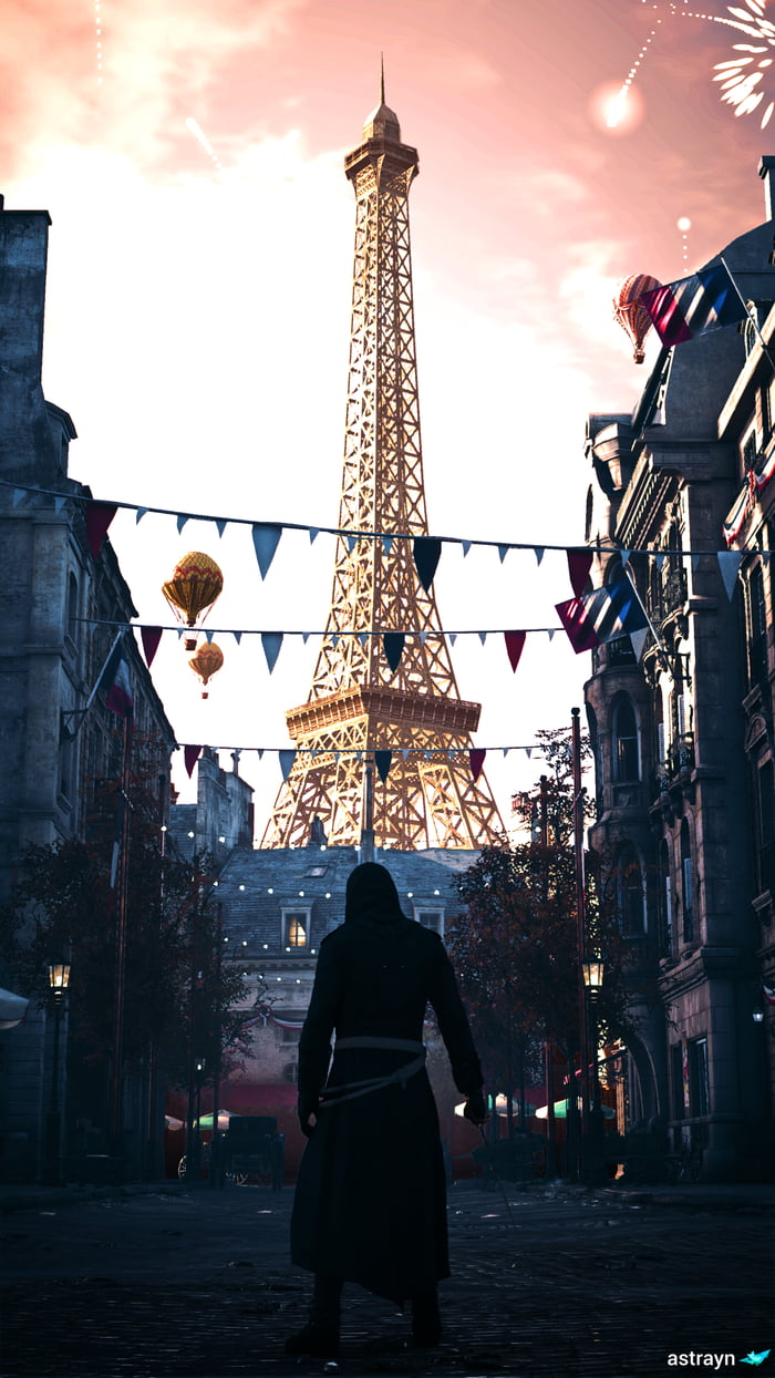 Eiffel Tower Paris Assassin S Creed Unity Gag