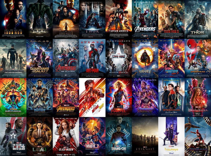 The 32 MCU posters till now and it will keep on getting bigger every ...