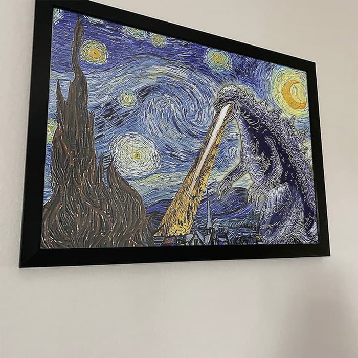 Vincent Van Goghzilla - 9GAG