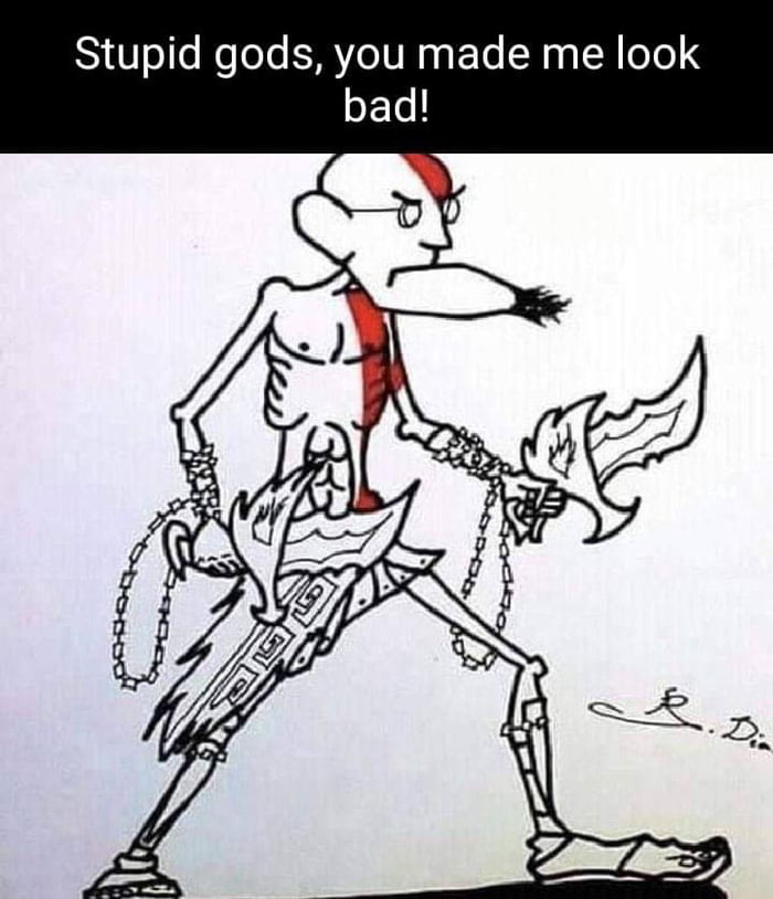 "That’s it! I’m getting me Blades of Chaos.” 9GAG