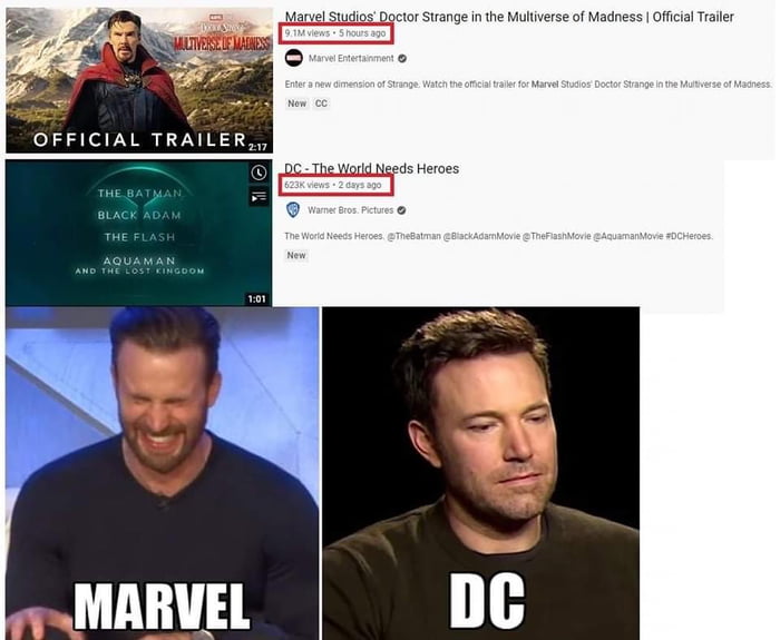 MARVEL VS DC - 9GAG