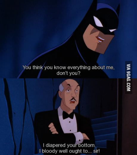 Batman and Alfred - 9GAG