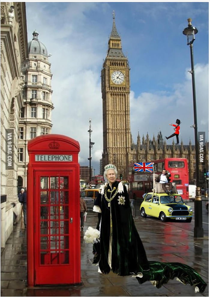 Made some adjustments to the "Most British photo ever