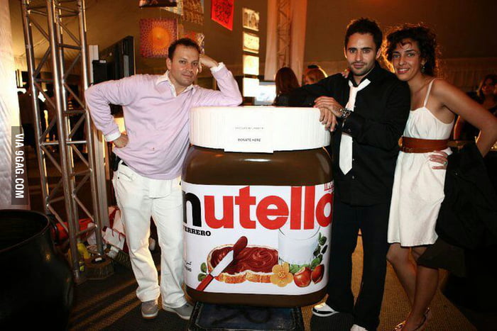 I Start a nutella challenge: can anyone find a bigger one than 3 kg? - 9GAG