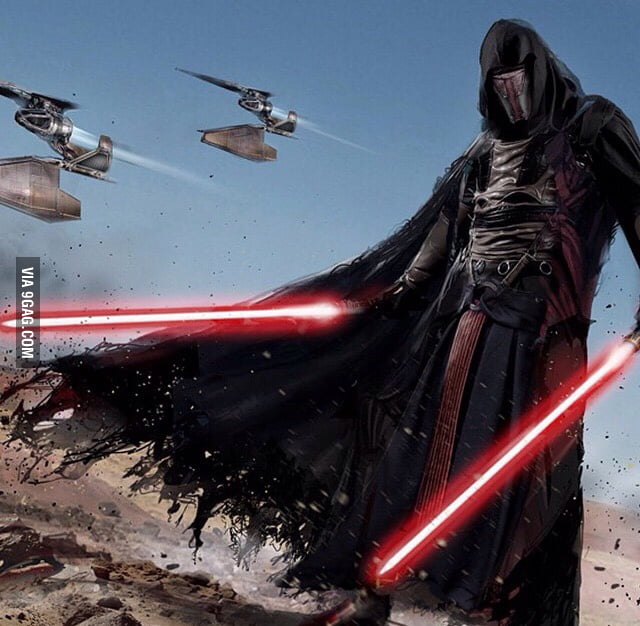 Darth Revan being badass as ever. - 9GAG