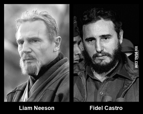 fidel castro and liam neeson