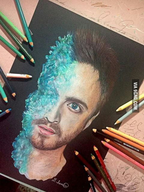 As a BB sick fan, this drawing was such a perfect gift. - 9GAG