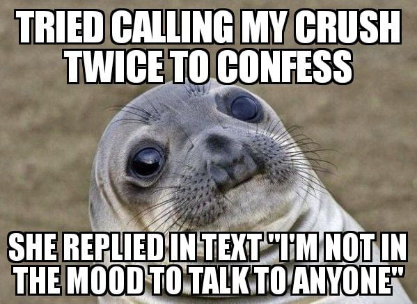 Does she really mean it or she's just uninterested? - 9GAG