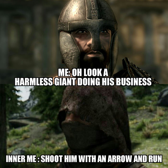 Everytime when playing skyrim - 9GAG